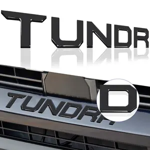 SUPER REPAIRMAN Gloss Black letter pattern car sticker 3M aesthetic vinyl sticker for Toyota Tundra Waterproof Vinyl Stickers Easy Install creative car decal
