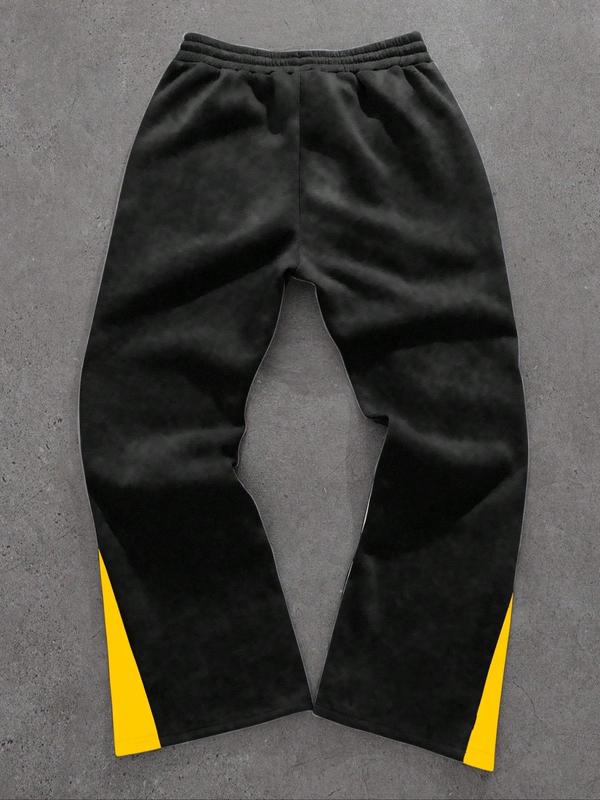 Tiktok Trendy Super Smart Star Pattern Sport Pants, Soft Long Pants, Comfortable Casual Style for Daily & Home Wear, Casual Sporty Trousers