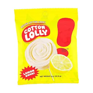 All That Sweet Korean Marshmallow Rolls - Sour Lemon Flavor, 6g Snack Pack
