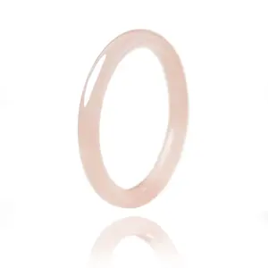 Lotus root pink Afghan jade bracelet, natural warm oil luster jade beautiful water spirit transparent jade bracelet