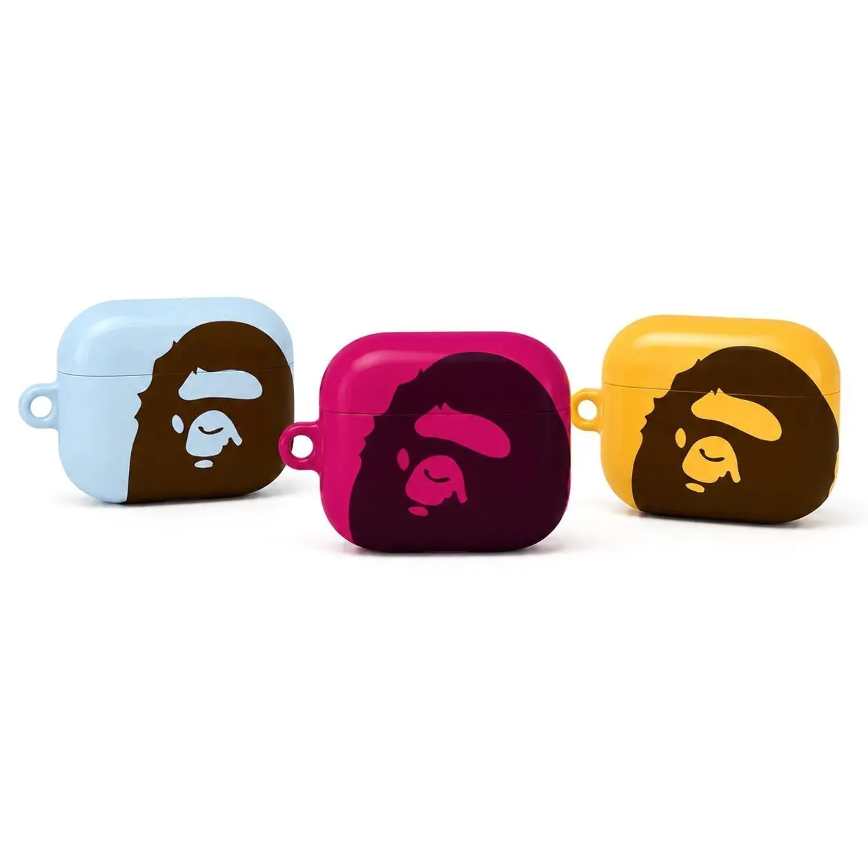 BAPE Ape Head Silicone AirPods Case Cover - Streetwear Camo Shockproof Protective Case for AirPods Pro 2 1 4 3