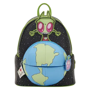 Loungefly Invader Zim 25th Anniversary Glow in the Dark Mini Backpack