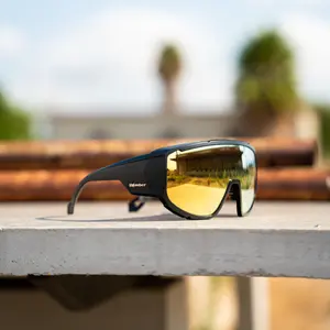 MAGNUM BOMB Z87+ Fit-Over Safety Sunglasses with 2-Tone Crystal Frame Matte Black Frame Multiple Color Safety Lens Gray Foam Lining
