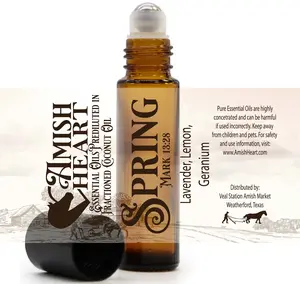 Spring Synergy Blend Roller | Organic Essential Oil Roller | Amish Heart