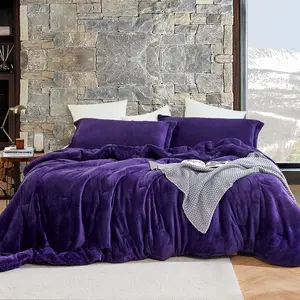 Me Sooo Comfy - Coma Inducer Oversized Comforter Set - Purple Reign