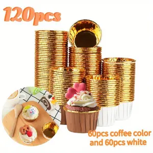 Pack of 120 Mini Muffins Paper Cases Cupcake Cases Muffin Cases Paper Oil Resistant Waterproof Baking Cups Muffin Mould Paper Mini Muffin Mould Muffin Cases for Wedding Birthday Party,Halloween Decor Gifts,DIY Home tools,Hand tools,tool kit set