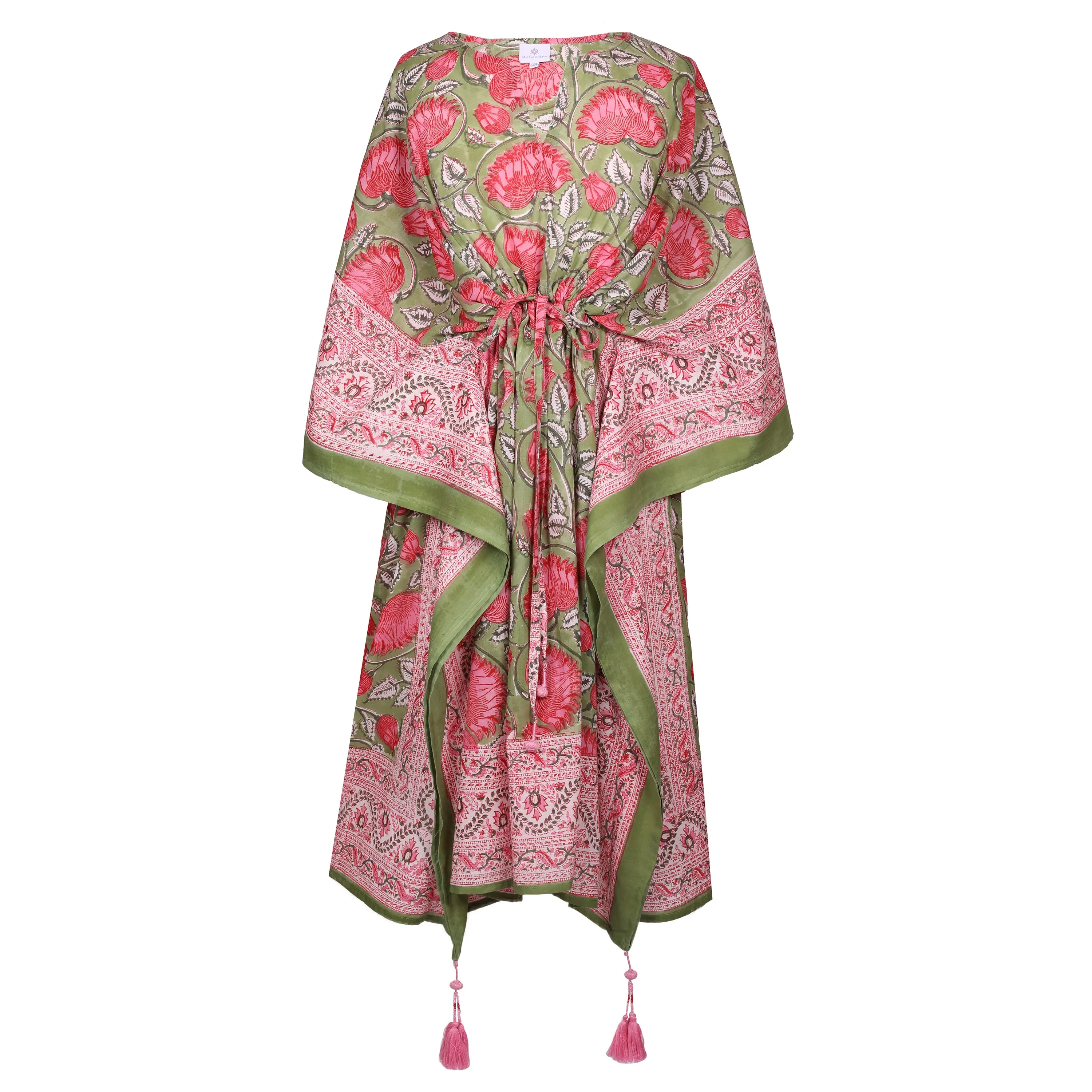 Francis Floral Midi Kaftan Dress