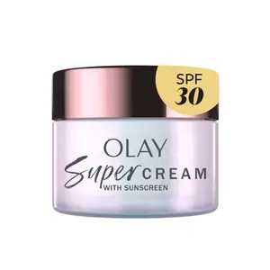 Olay Mini Super Cream with Sunscreen SPF 30, Ultra Lightweight SPF Face Moisturizer