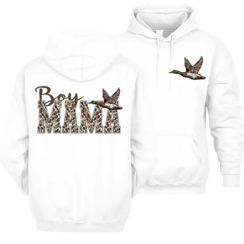 Camo Boy Mama Hoodie - Camo Print Hoodie, Unisex Cozy Pullover, Casual Outdoor Inspired Sweatshirt for Men and Women, Casual Unisex Hoodie for Everyday Wear - womenswear Top