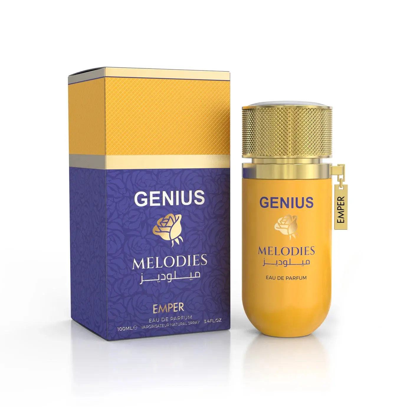 Genius Melodies Eau de Parfum Unisex 100ml | Pink Pepper, Mango, Vanilla & Amber
