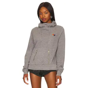Aviator Nation Ninja Hoodie in Heather Grey
