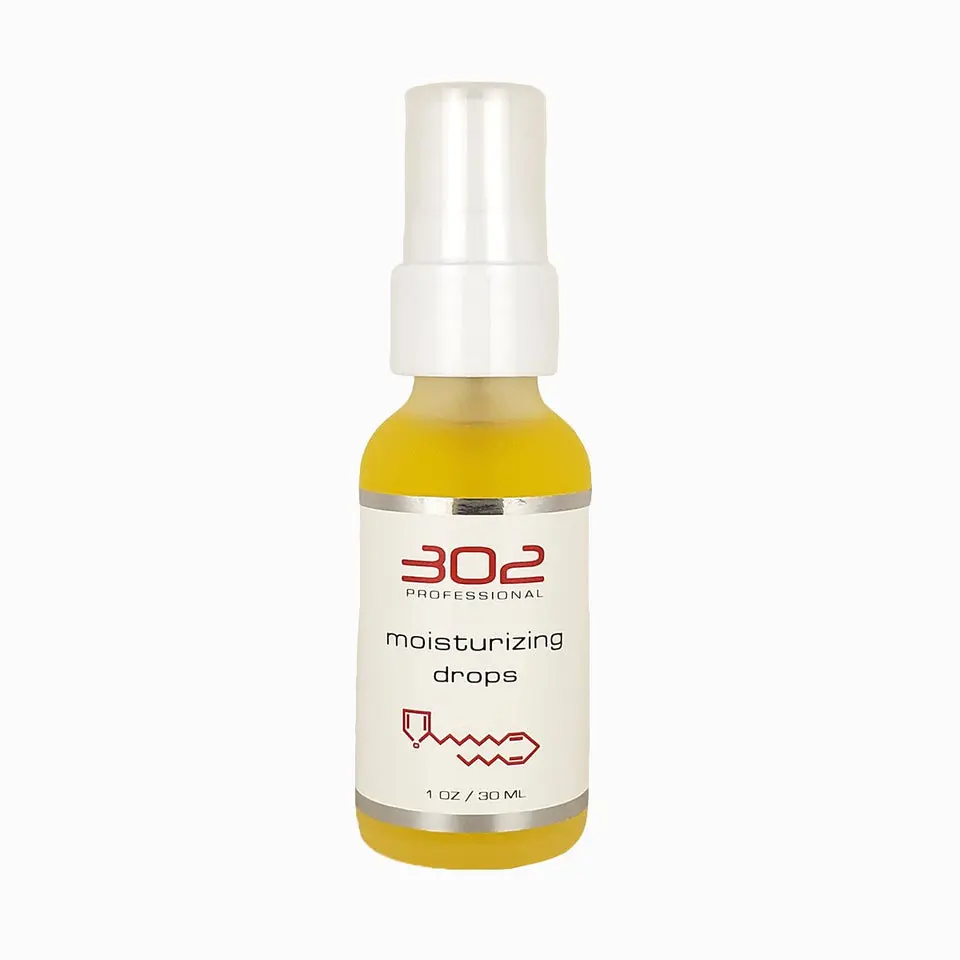 302 Professional Skincare Hydrating Drops with Glycerin & Herbal Extracts - 1 oz Lightweight Face Moisturizer for Barrier Protection, Hydrate Skin & Lock in Moisture, Beauty & Personal Care