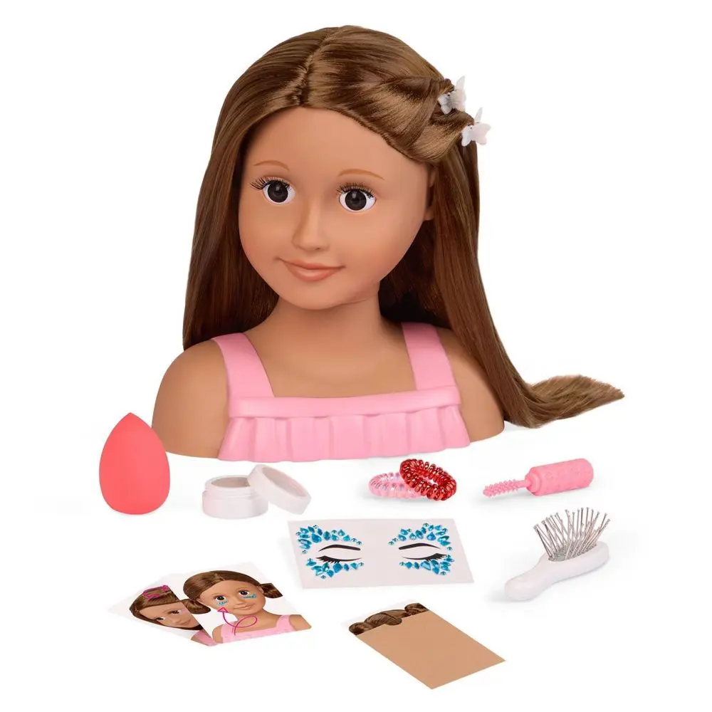 Our Generation Talia Fab & Fun Styling Head Doll & Accessories Set Our Generation Talia Fab & Fun Styling Head Doll & Accessories Set
