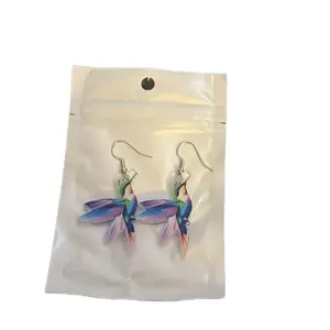 Colorful Hummingbird Earrings - Vibrant Bird Design for Women's Fashion Accessories