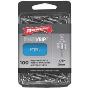 Arrow Fasteners  Medium Steel Rivet-.12 RMS1/8IP
