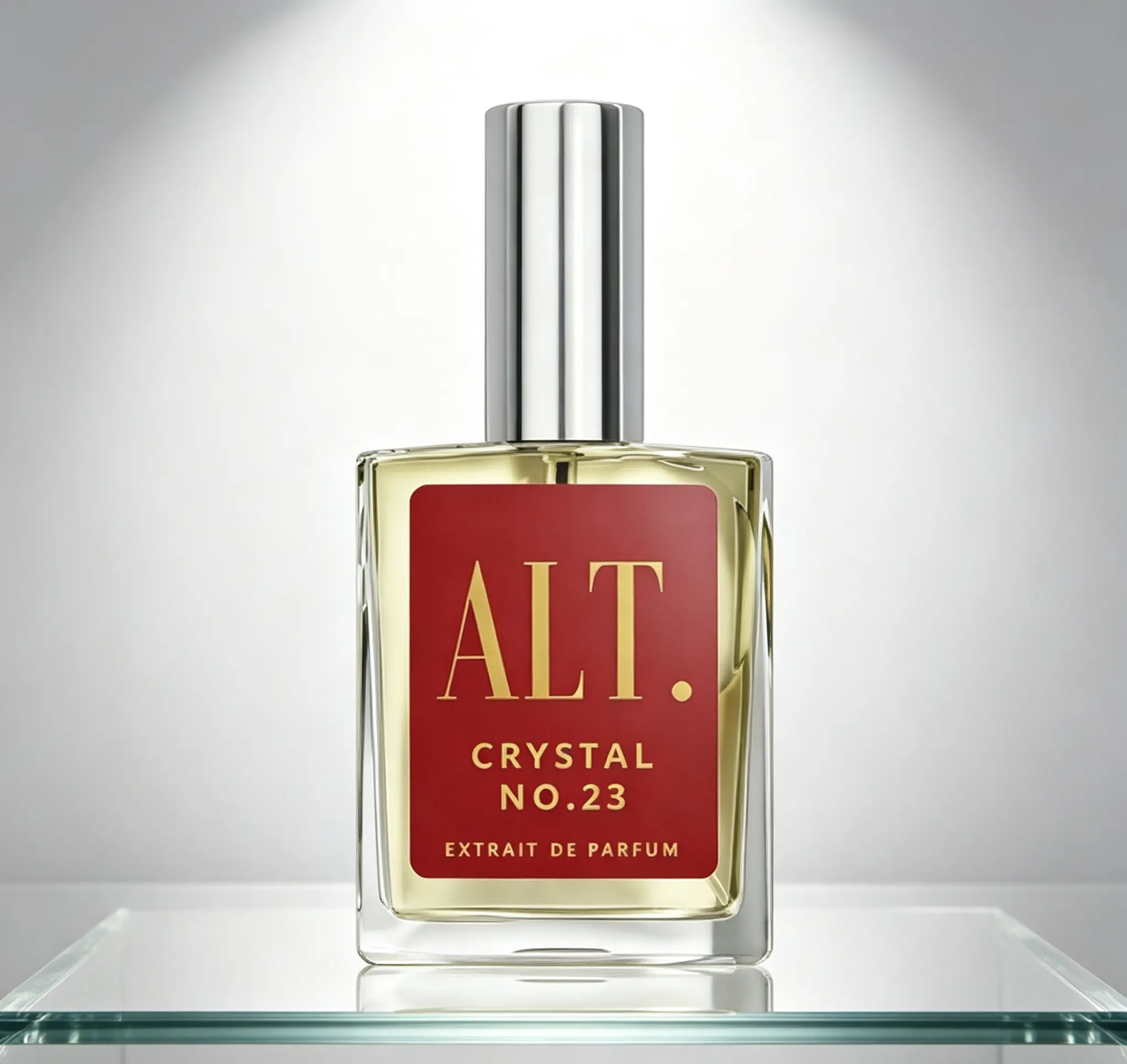 ALT. FRAGRANCES Crystal No. 23 Extrait de Parfum 60ml Unisex Perfume Inspired by Baccarat Rouge 540 Long Lasting Fragrance Jasmine Amberwood Cedar Notes Luxury Scent For Men Women Daily Dating Party Gift