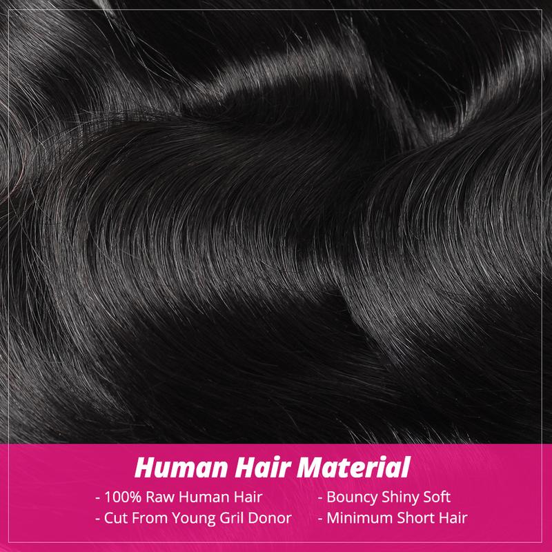 [Hot] Ishow 30 inches Brazilian Body Wave Virgin Hair Bundles 100% Raw Human Hair Straight Hair Bundles for Sew in Quick Weave Hair Extensions