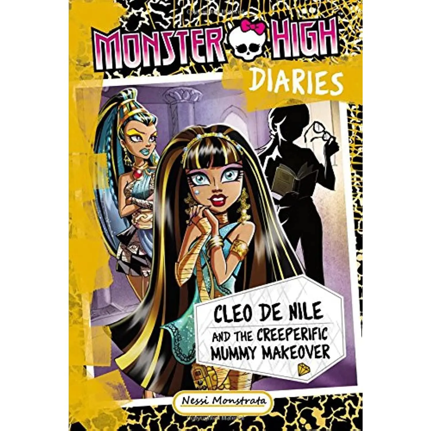 Page Publications Co Monster High Diaries: Cleo and the Creeperific Mummy Makeover Chapter Book - Vibrant Cartoon Design, Cleo’s Story, Diary Series, Welcome-Back Party Children’s Literature Book