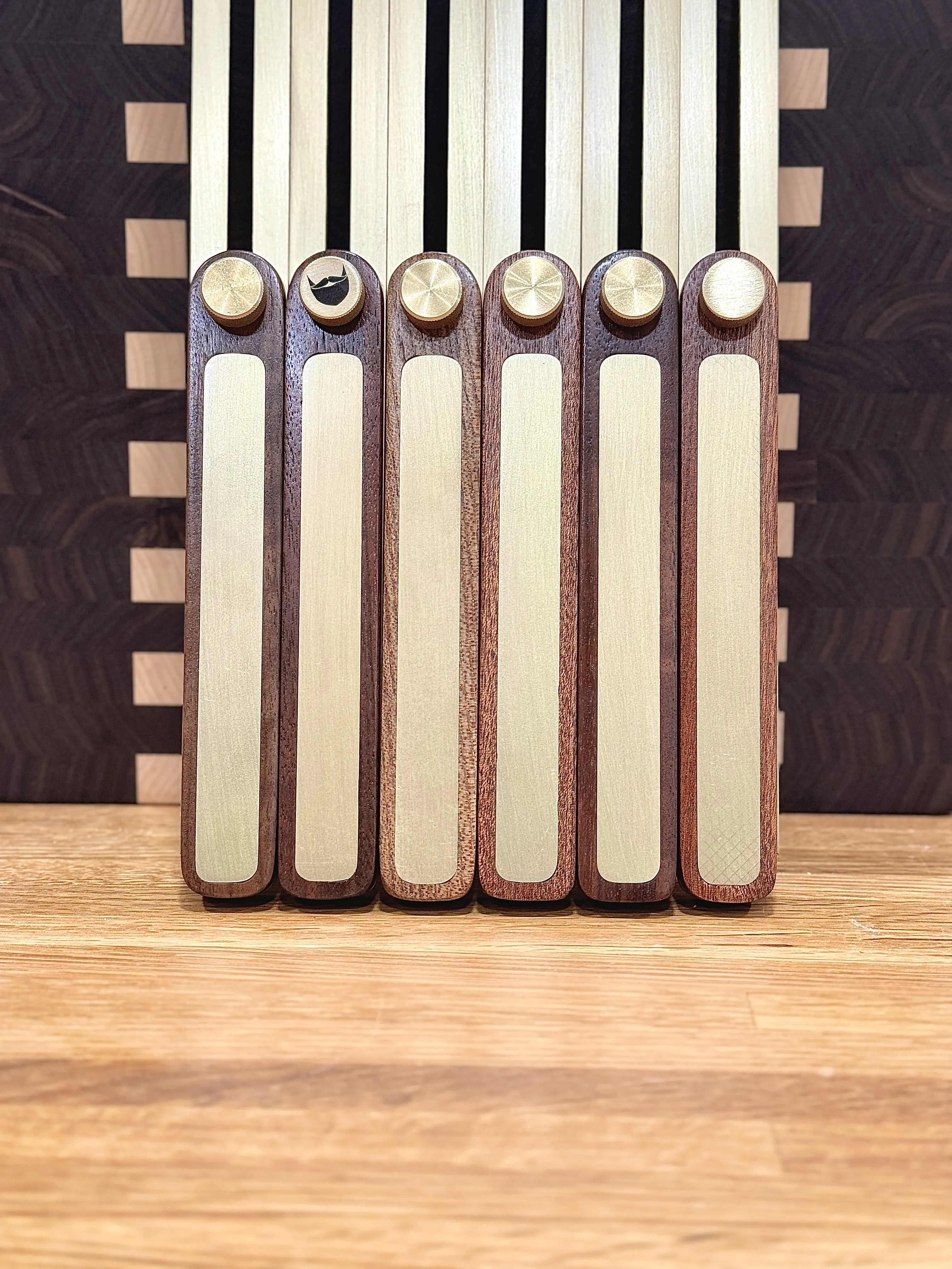 Bevel Gauges - Hardwood & Brass
