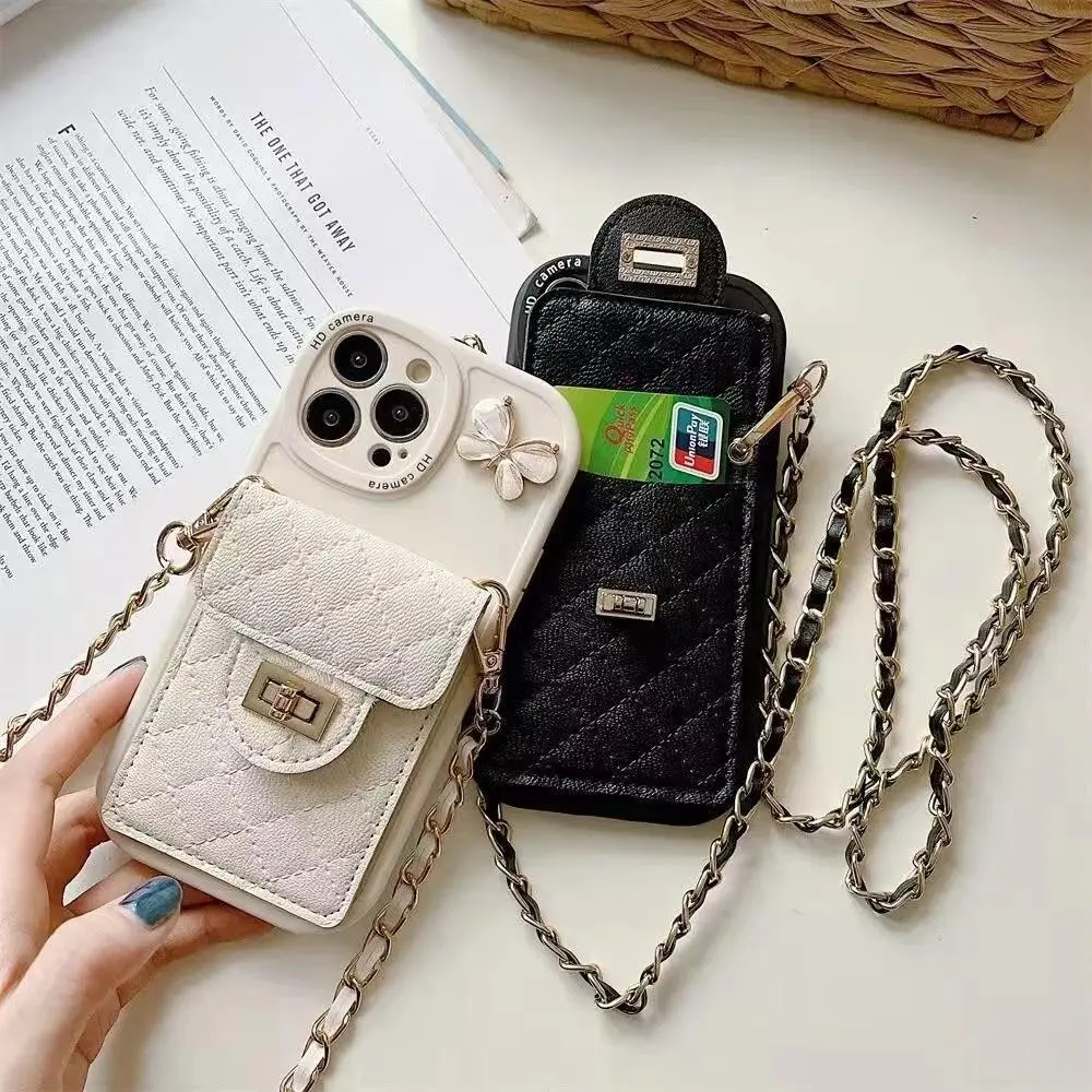 14Promax Change Bag Mobile Phone Case for 14/15 Models All-Inclusive Anti-Drop Trendy Ins Cross Cellphone Casing with Screen Protector and Stylish Design