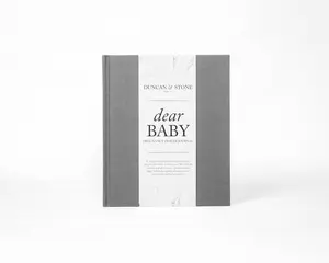 Dear Baby Pregnancy Prayer Journal (Grey, 110 Pages) by Duncan & Stone - Pregnancy Scrapbook Album for Milestones & Photos - New Mom Journal - Mom To Be Gifts