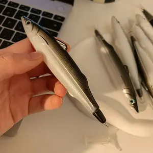 Funny Fish Pen Design Neutral Ink Pen, Unique Stationery Accessory, Perfect Gift Idea for Office & School Use