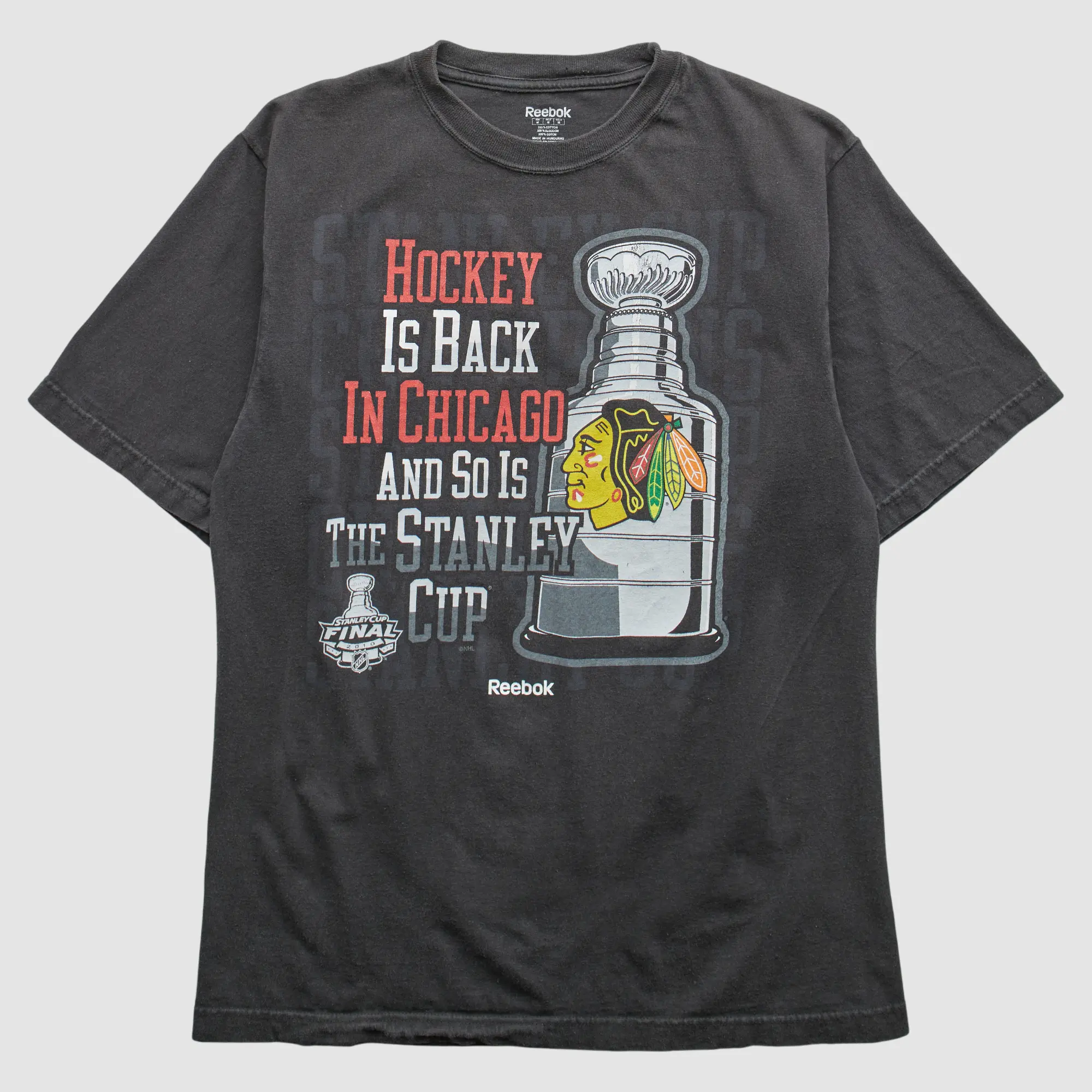 Chicago Blackhawks Reebok 2010 T-Shirt - Black -  S