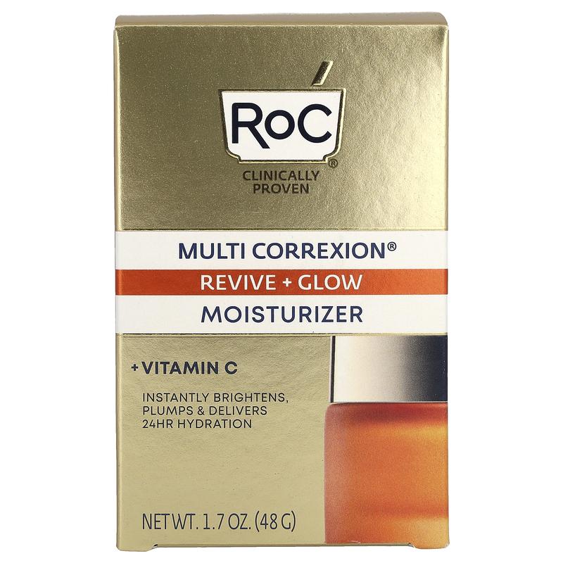 RoC Multi Correxion, Revive + Glow, Moisturizer + Vitamin C, 1.7 oz (48 g)