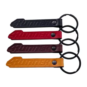 Embossed Leather Keychain for 4Runner Embossed Leather Keychain for 4Runner