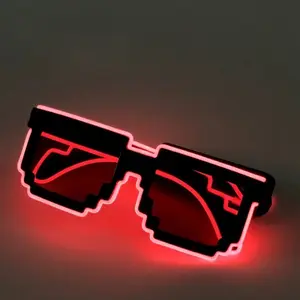 LumiStyle Glow Nightlife LED Sunglasses with Dynamic Light-Up Feature