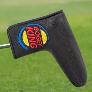 King Design Style Golf Putter Cover, Magnetic Closure, Durable Materials, Suitable for Outdoor Enthusiasts, Unisex Accessory, Golf Accessories