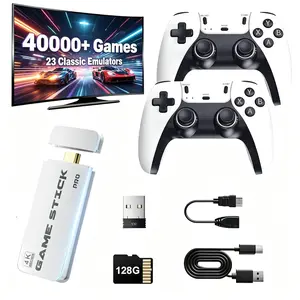 2026 NEW Retro Game Stick Gadgets-TV Gaming Console with Classic Built-in Games, Emulators, HDMI Output, Dual Controllers for Children's Holiday Gifts