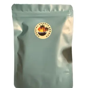 Blue/black Mylar bag