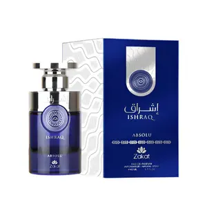 Zakat Ishraq Absolu EDP Perfume 3.4oz / 100ml Rich Niche Fragrance Distinctive Aroma for Unique Scents Luxury Liquid Perfume Amber Oud
