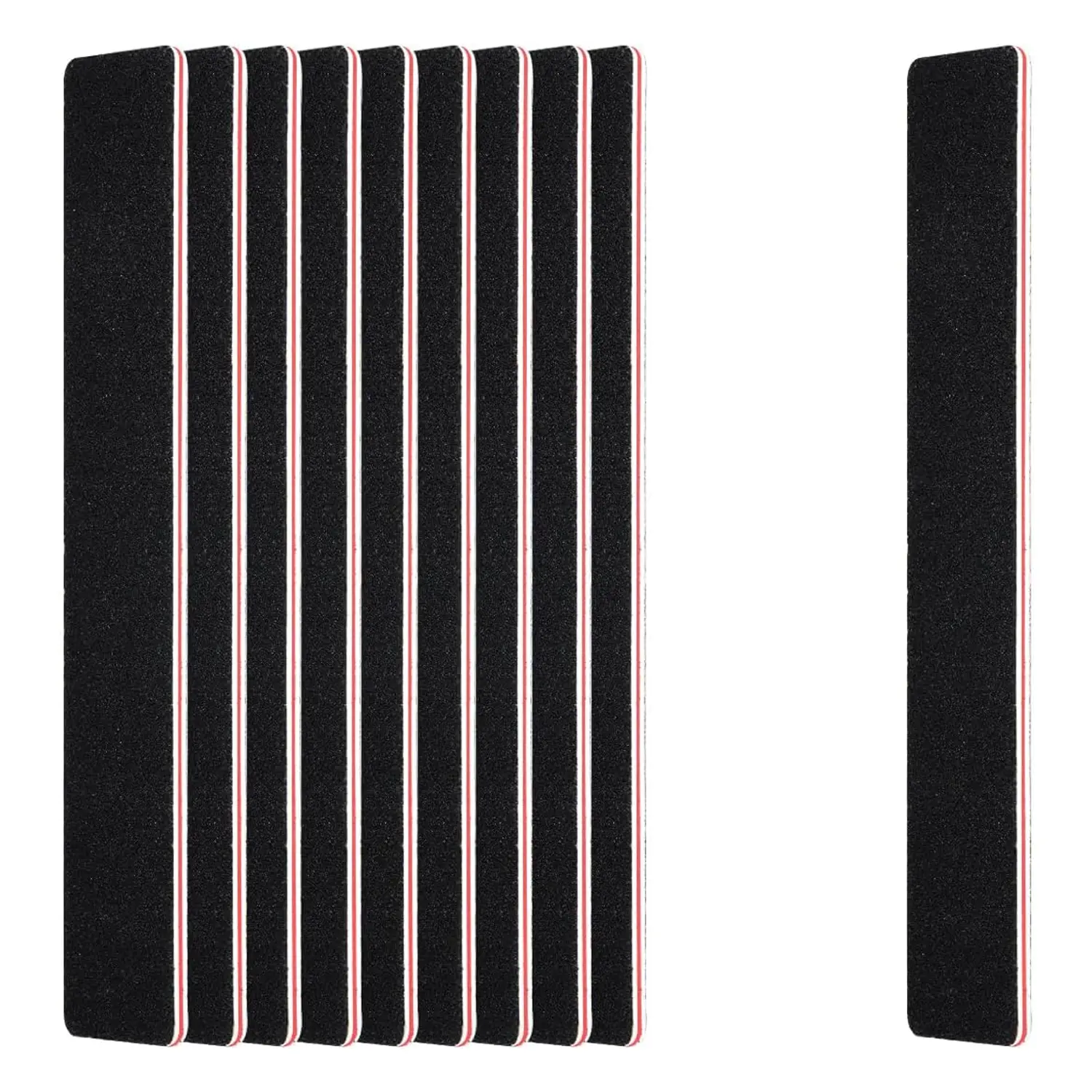 50Pcs/100Pcs Professional Nail Files 100/180 Grit Double Sided Emery Board for Acrylic Gel Nails Reusable Washable Coarse Nail File for Home Salon Use