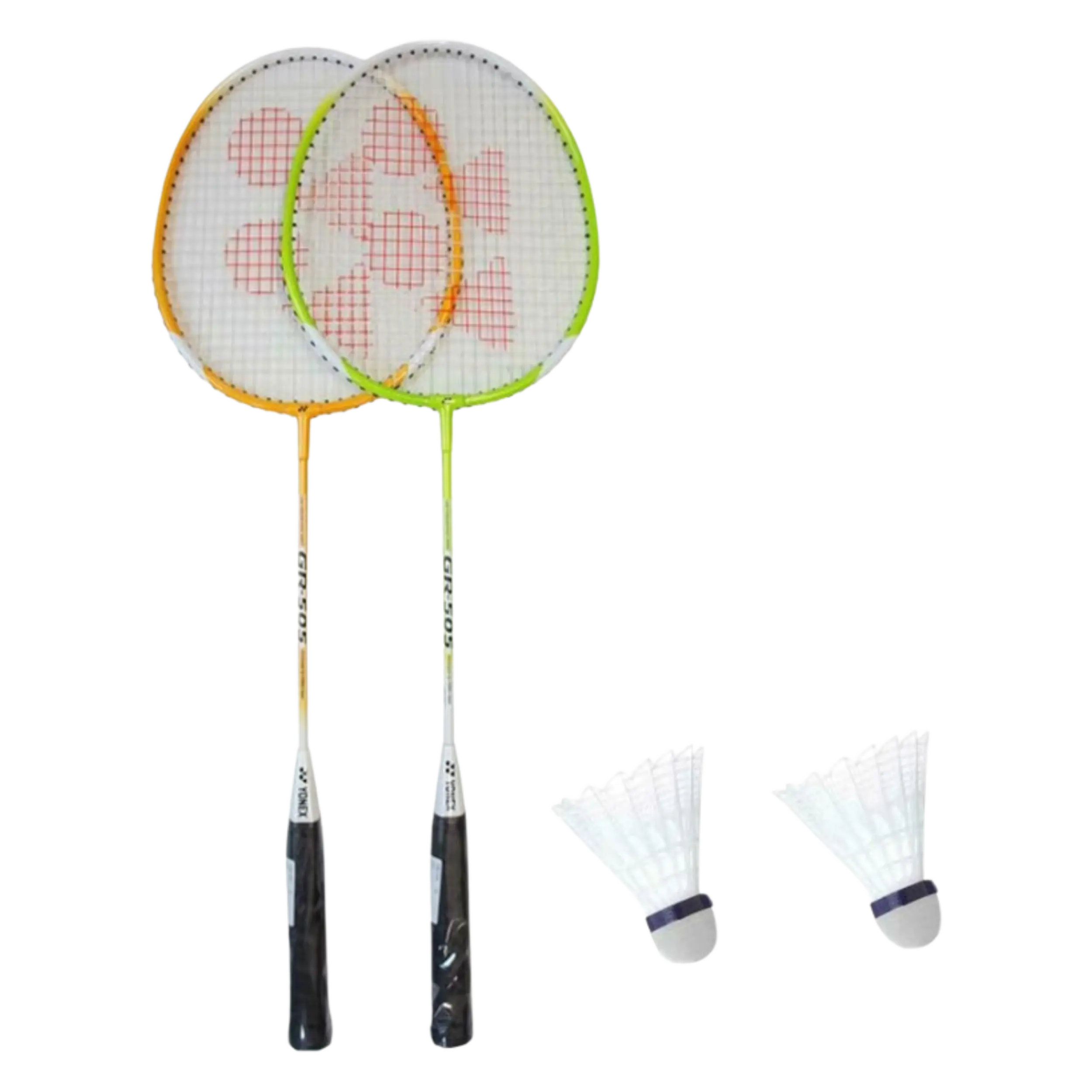 Yonex GR-505 2pcs Badminton Racket Combo Set - PreStrung