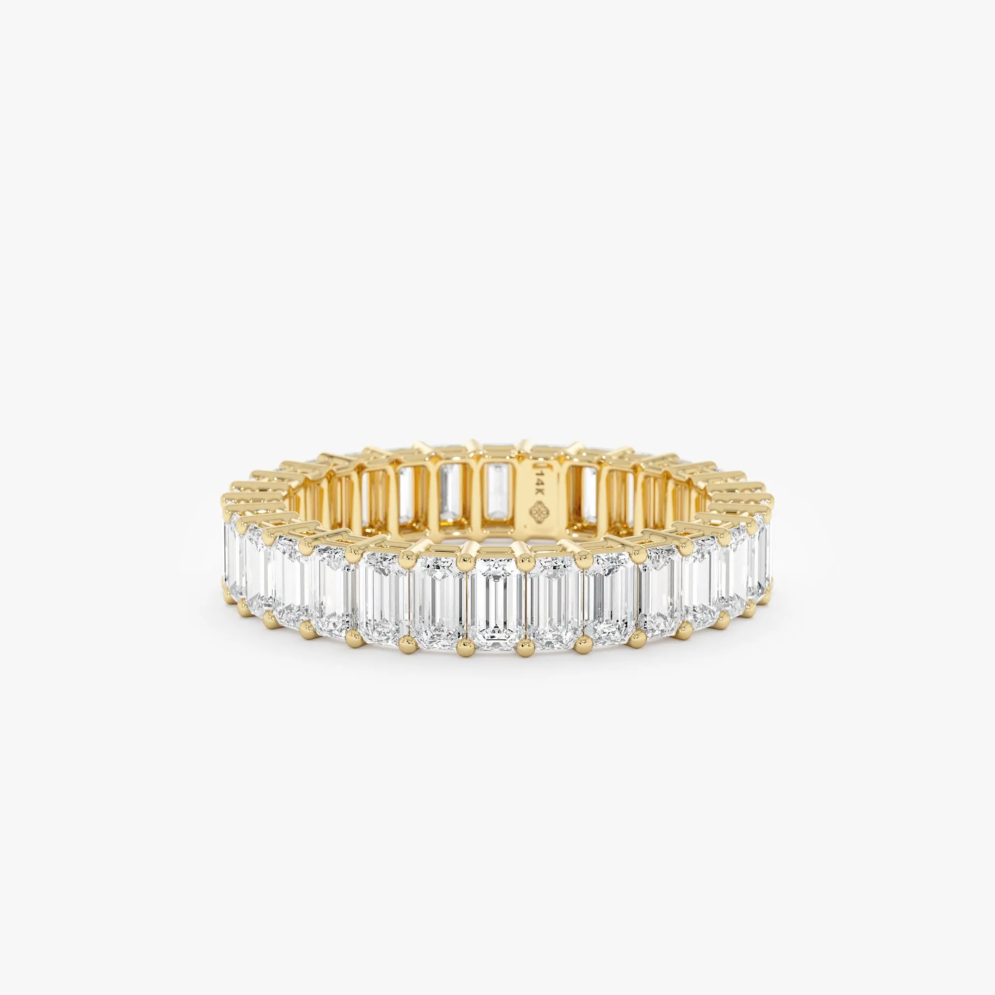 Emerald Cut Diamond Eternity Band, Sylvaine