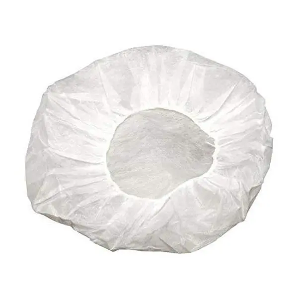 Disposable Caps Hair Nets, Salon Spa Food Service 100 Pack 21" White Disposable Caps Hair Nets, Salon Spa Food Service 100 Pack 21" White