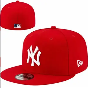 New Era MLB 59FIFTY Fitted Hat NY Yankees LA Dodgers Red Cap Size 7 1/4, Flat Brim, Urban Style – Baseball Hat for Men Women, Unisex Streetwear Sombrero, Adjustable Trucker Style, Urban Fashion USA 2026, Retro Vintage Sport Look, TikTok Trend