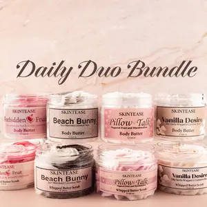 SKINTEASE Duo Bundle - Body Butter + Whipped Butter Scrub