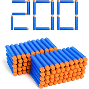 200 Nerf N Strike Blaster Compatible Dart Bullets, Compatible with All Elite 2.0 Series Blasters Blue