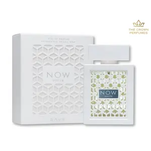 Lattafa Perfumes Rave Now White Unisex 3.4 oz (100ml) – Peachy, Fruity & Floral Long-Lasting Fragrance