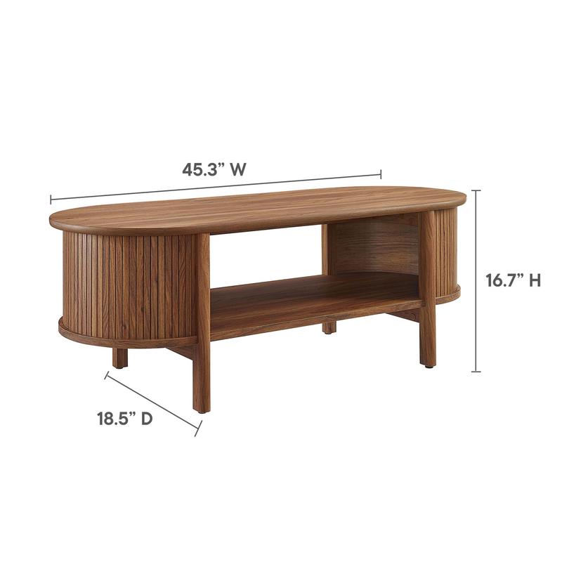 Cadence Coffee Table in Walnut