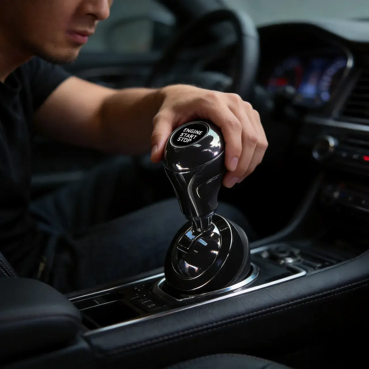 Automotive Ignition Start Lever - 1-Click Start Function, Fashionable & Cool Design, Universal Fit, Easy Installation for Drivers Needing Unique Car Interior Accessories