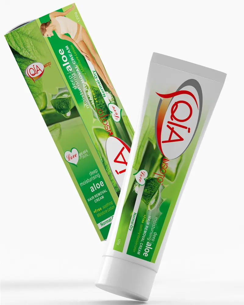 QIANSOTO Hair Removal Cream,120g For Men And Women,Natural Permanent Gentle Intimate Hair Removal Creamfor All Skin Types