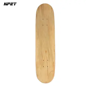 Blank Skateboard Decks, Premium 7 Ply Maple Wood Construction, Strong Durable Deck with Stable Pop, Smooth Sanded Surface Ideal for DIY Painting Custom Art Graphics, Available in 7.75 8.0 8.25 Inch, Suitable for Beginners Artists Pro Skaters