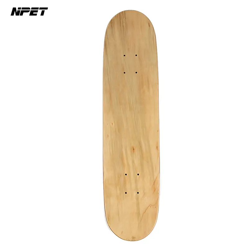 Blank Skateboard Decks, Premium 7 Ply Maple Wood Construction, Strong Durable Deck with Stable Pop, Smooth Sanded Surface Ideal for DIY Painting Custom Art Graphics, Available in 7.75 8.0 8.25 Inch, Suitable for Beginners Artists Pro Skaters