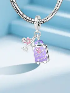 Cartoon Animal & Heart & Letter Design Charms, Adjustable Beaded Design, Cute Jewelry Making Kit for Bracelet & Necklace, Fashion Accessories for Women & Girls, Beads Charms Accessories, Diy Beading Accessories, Charm Accessory