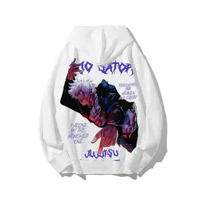 Jujutsu Kaisen Gojo Satoru Hoodie Anime Streetwear Unisex Couple Gift Strongest Sorcerer Design