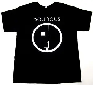 BAUHAUS Spirit Logo Post Punk Gothic Rock Black New T-Shirt Cotton Fabric Menswear Unisex